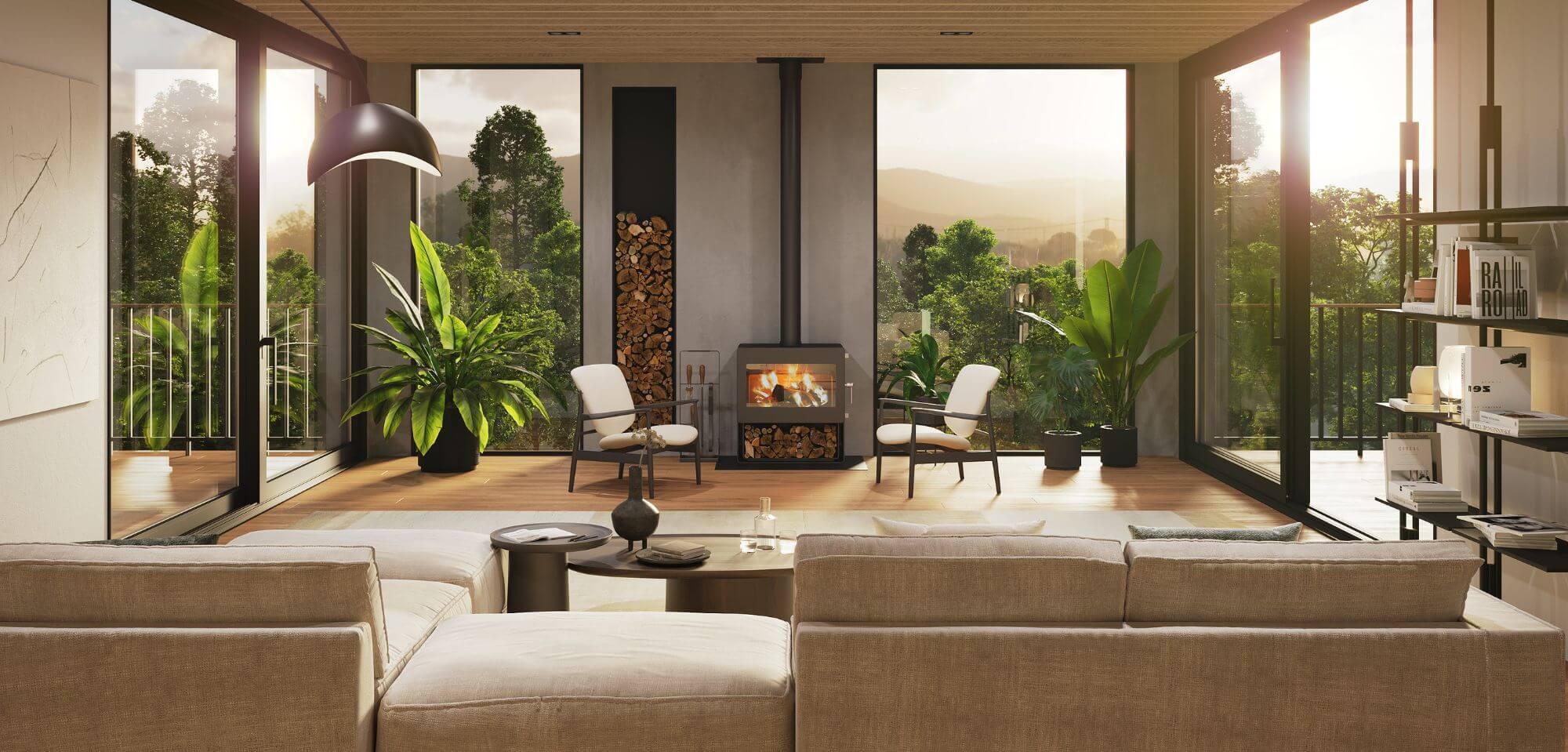 Log fires Mornington