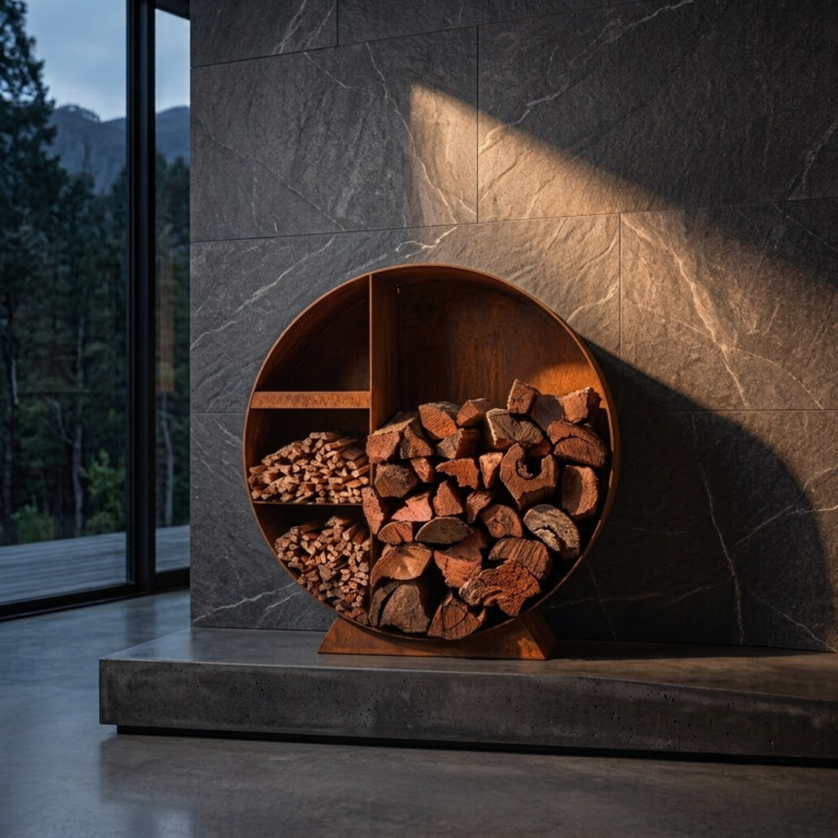 Forge Zero 1000 Corten Wood Storage