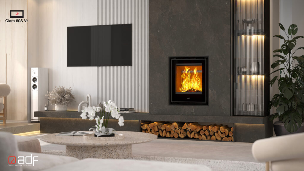 ADF Clare 60S VT Insert Fireplace